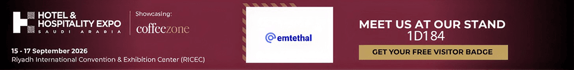 Hotel & Hospitality Expo Saudi Arabia — meet emtethal at stand 1D184, 15–17 September 2026 at RICEC